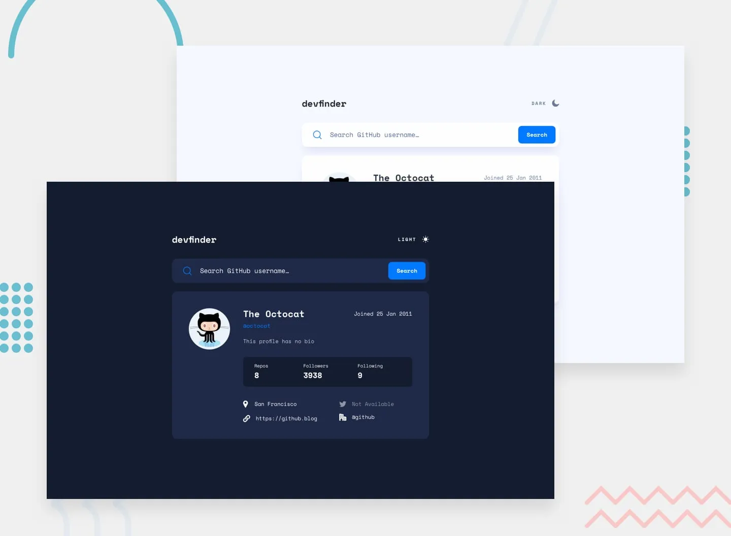 Github Search App screenshot