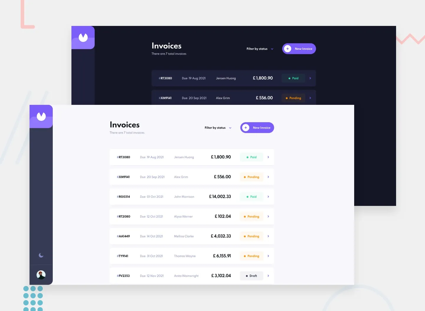 Invoice App screenshot
