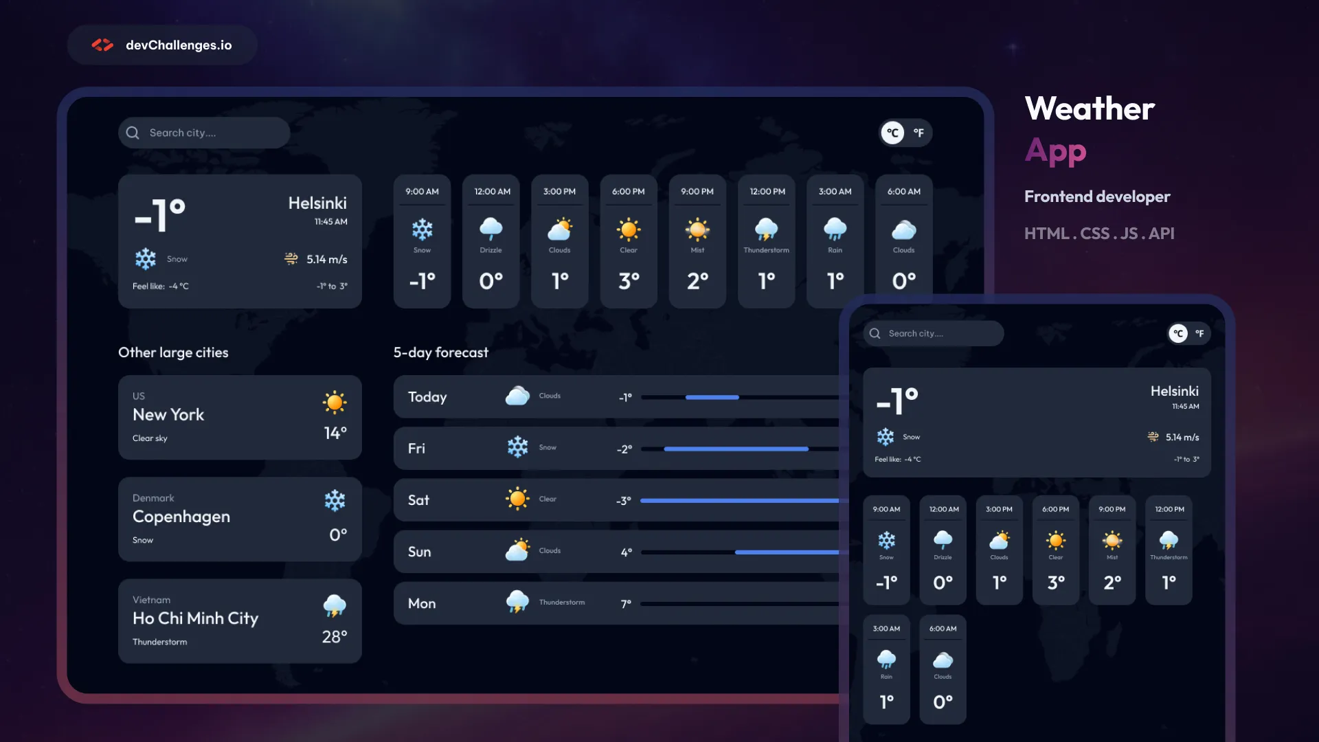Weather App screenshot